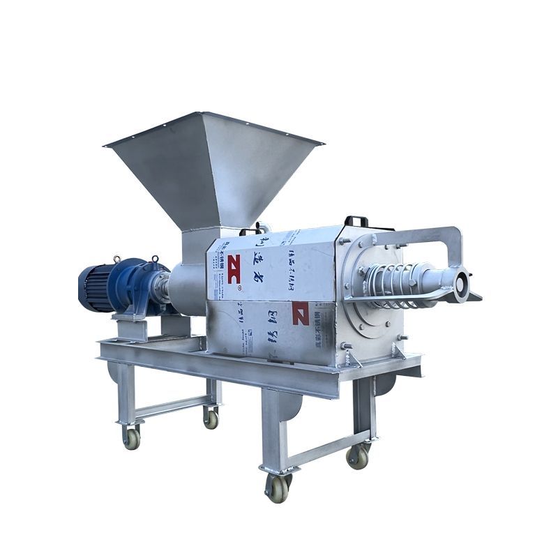 Stainless Steel Dry-Wet Separator for Pig and Cow Manure, Farm Feces Squeeze Dewatering Machine, Solid-Liquid Separator