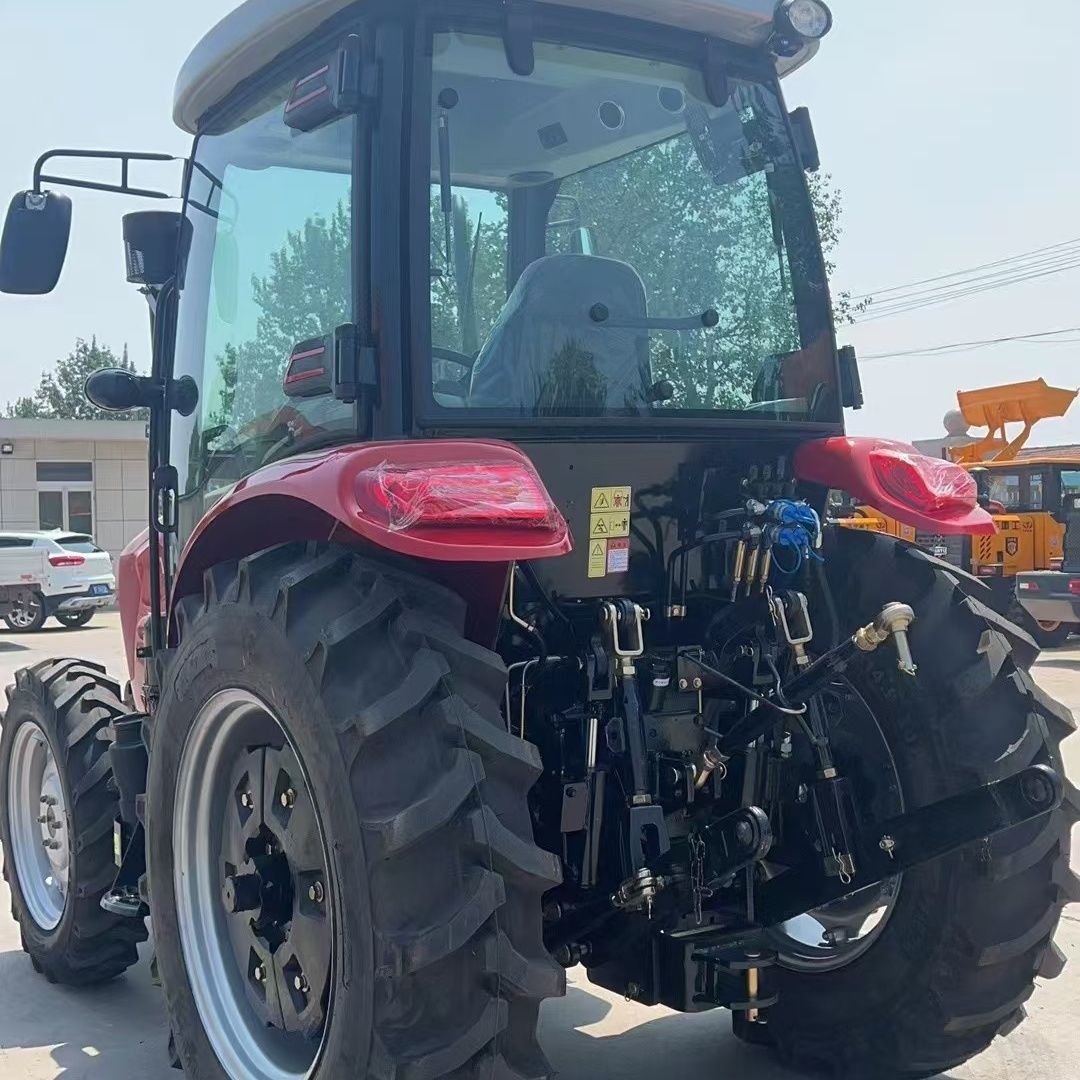 Four-wheel drive tractor, water and land dual-purpose wheeled four-wheel multifunctional rotary tiller, agricultural greenhouse high-horsepower diesel ditching