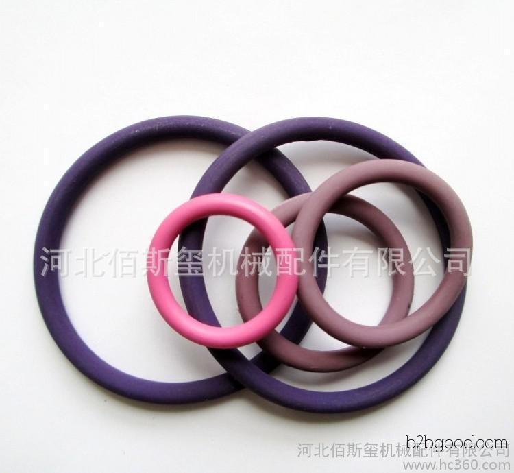 Large quantity of fluororubber O-rings, 8*1.2MM in size. Water-blocking rings available in customizable colors.