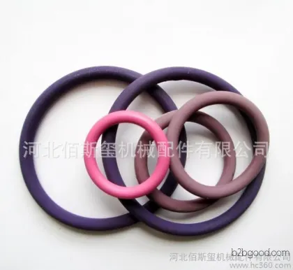 Large quantity of fluororubber O-rings, 8*1.2MM in size. Water-blocking rings available in customizable colors.