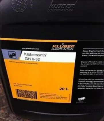 Gear oil, high-temperature gear oil, synthetic high-temperature gear oil, synthetic gear oil, Klübersynth GH 6 32 synthetic high-temperature gear oil