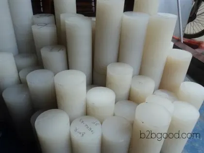 Special-purpose plastic white PVDF rod