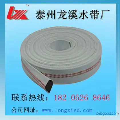 Longxi 50mm/20m Polyester Filament Plain Weave Natural Rubber Fire Hose, Natural Rubber Hose, Agricultural Use, Machinery