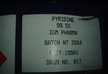India Ji You Lian imports fresh, pure pyridine in industrial grade form.