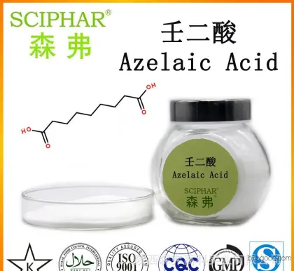 Large quantities of GMP manufacturers of Azelaic Acid, Azelaic Acid powder