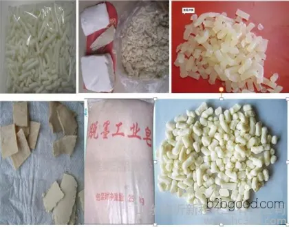 Industrial soap flakes, soap granules, soap base, stretchy soap, soap fatty acid separator, release agent