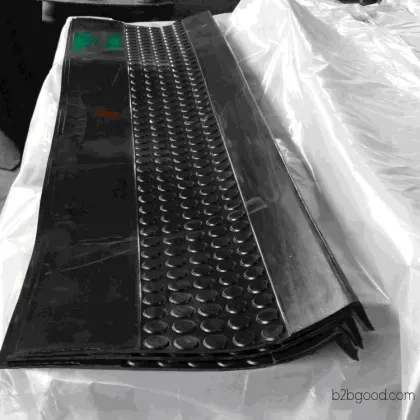 Stair pads made of rubber sheets and PVC sheets