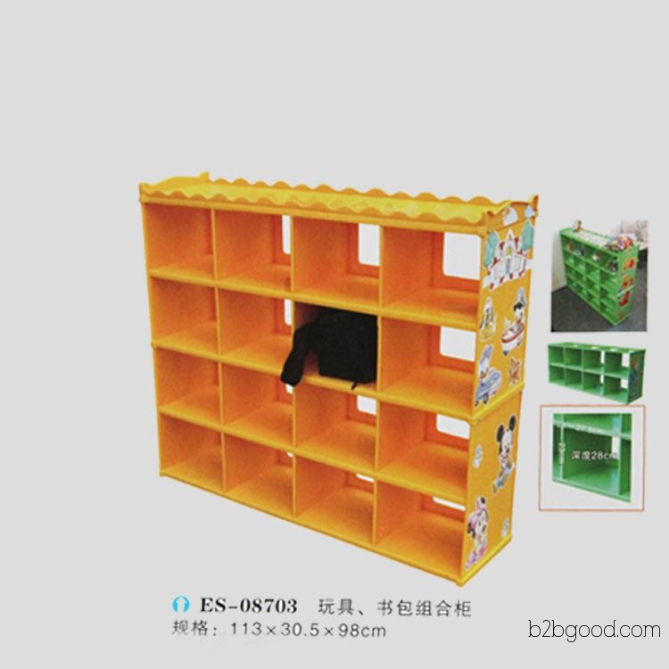 【恩硕】幼儿用品塑料玩具系列 ：ES08703玩具、书包组合柜