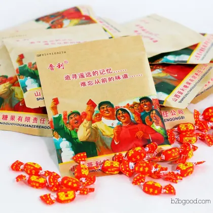 【Jinli 120g】Directly purchased nostalgic fruit candies, vintage hard candies for wedding and festive occasions, available in stock