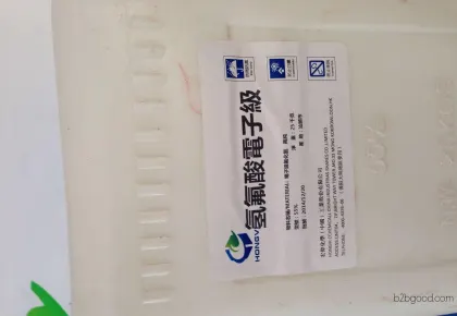 Factory-produced electronic-grade hydrofluoric acid with a content of 55%, offers better prices for larger quantities.