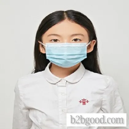 一次性熔喷口罩学生透气三层儿童日常防护口罩