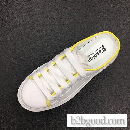 Small white shoes PU material non-slip air cushion breathable shoes