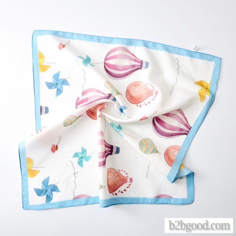 Silk cotton baby scarf for children