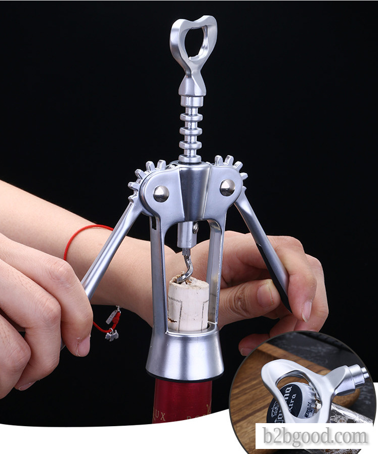 Red wine manufacturer direct zinc alloy wing red wine bottle opener wine bottle opener diamond luxur