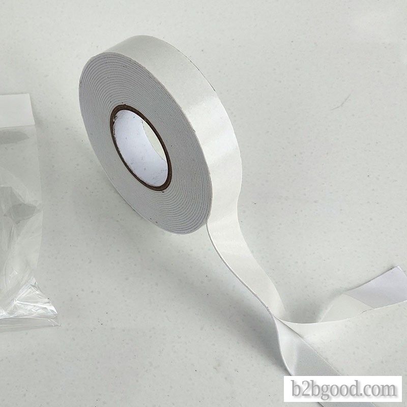 White foam double-sided tape