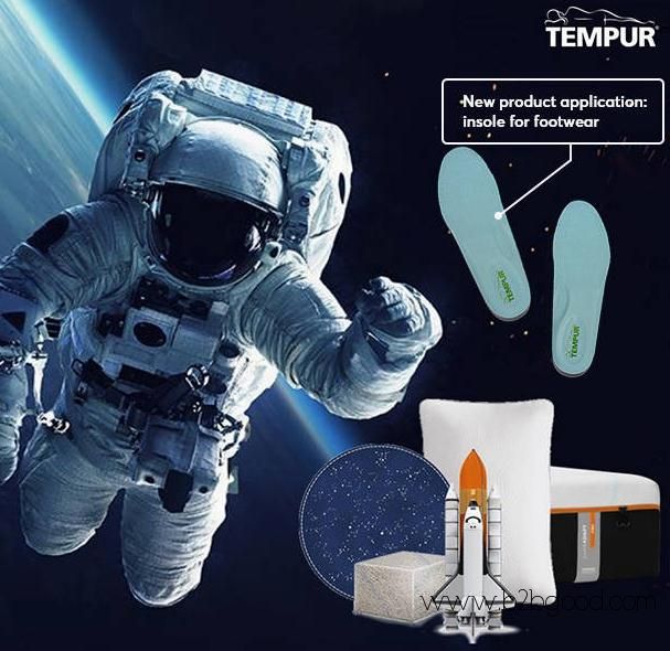 TEMPUR outsoles and insoles for footwear to  branded footwear companies