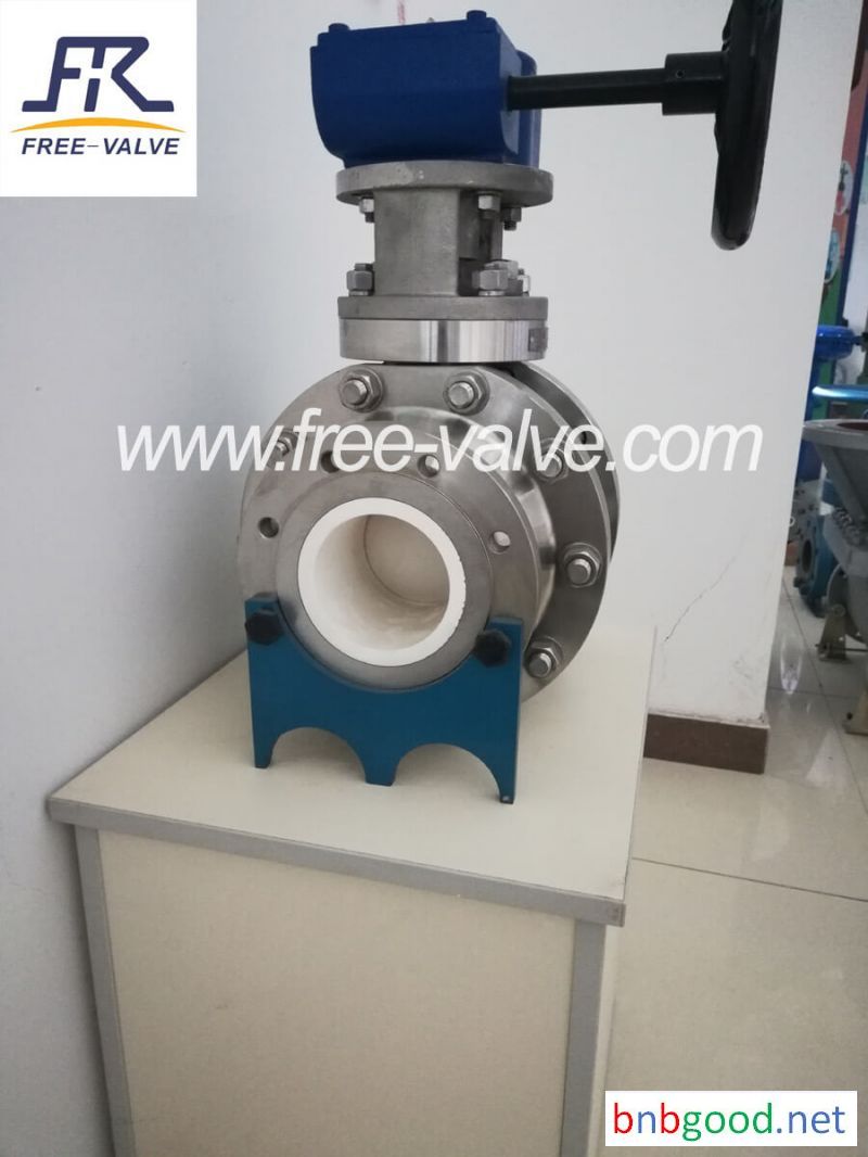 Pneumatic Zirconia High Anti-Corrosion  Ceramic  Ball Valve