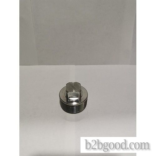 Stainless steel threaded plug threaded external teeth