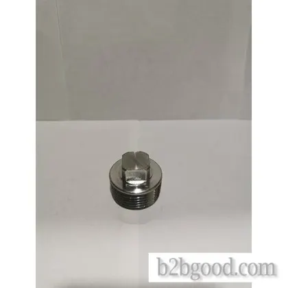 Stainless steel threaded plug threaded external teeth