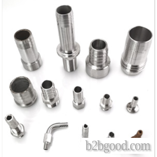 Stainless steel variable diameter pagoda hexagonal leather hose rubber hose water pipe joint fitting