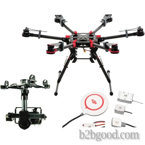 DJI Распределительные крылья S900 с Zenmuse Z15-N7 Gimbal (диспетчер полета A2)