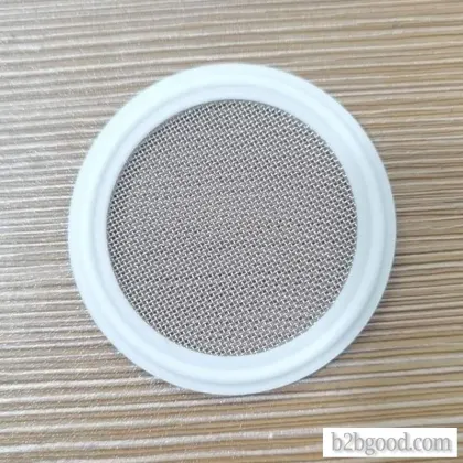 Fastening chuck with filter screen gasket with filter screen gasket for FDA pharmaceutical use