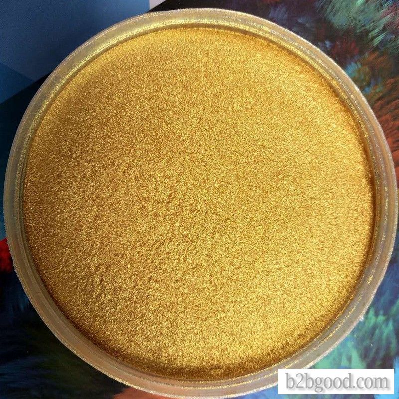 Tianran mica industrial zone grade pearlite pigment sun green gold