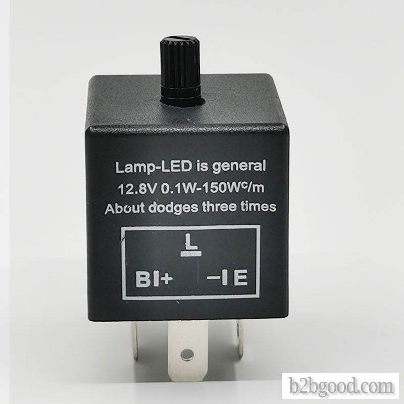 Pin auto flash relay CF13KT tunable for LED steering signal light tunable flash frequency
