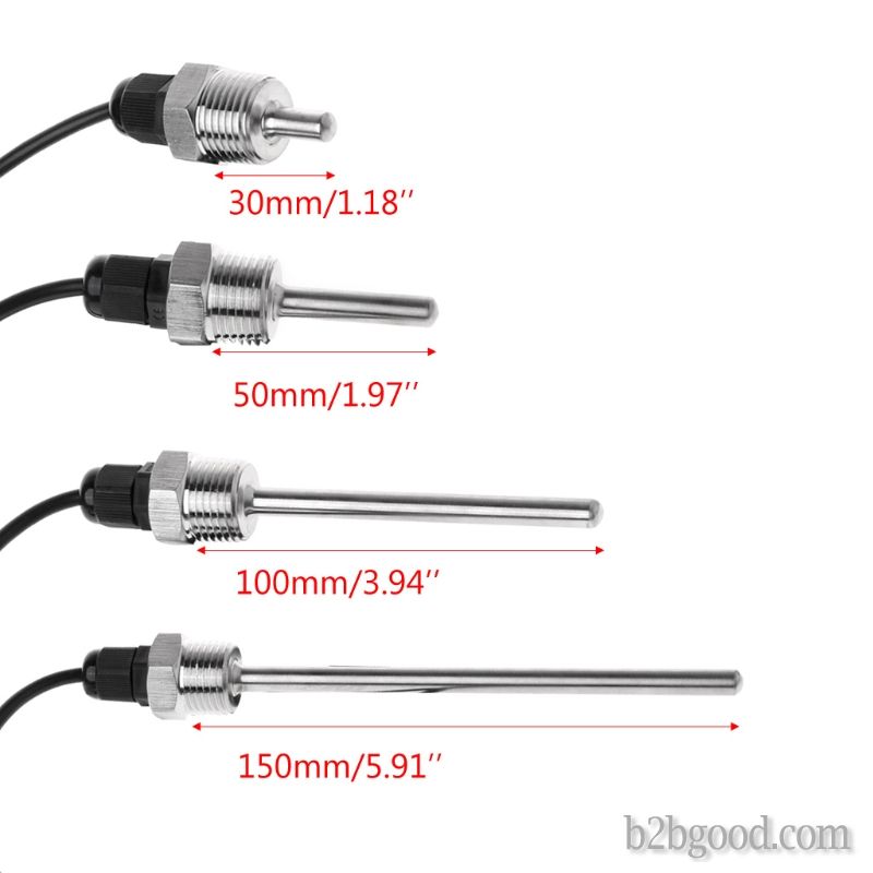 High Quality PT1000 RTD Temperature transducer Customized SUS304 Stainless steel housing Platinum pr