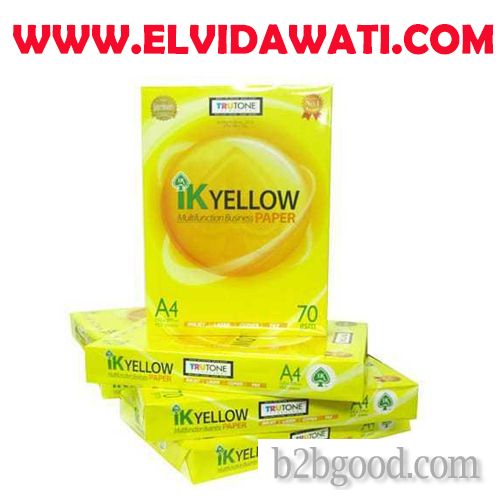 IK Yellow A4 Copy Paper 70gsm,75gsm,80gsm