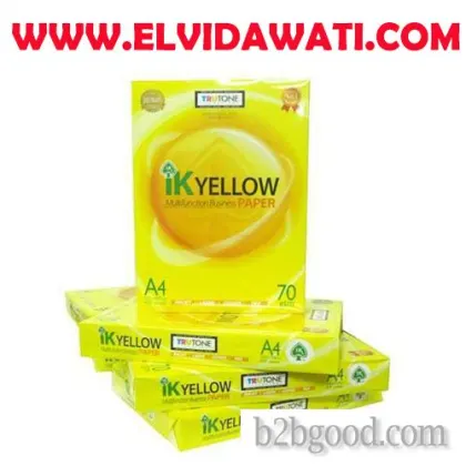 IK Yellow A4 Copy Paper 70gsm,75gsm,80gsm