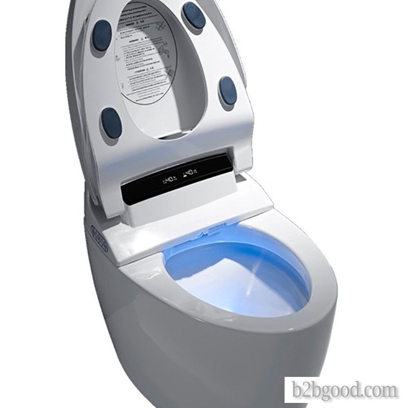 Fani shield intelligent toilet integrated remote control foot sense flush water cistern multi-functi