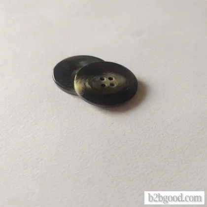 Imitation horn pattern resin coat buttons imported wool coat trench coat thick large buttons K07