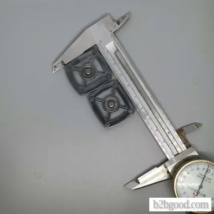 Square metal black button fine small fragrance wind coat accessories