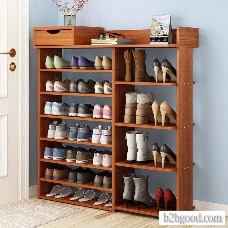 Shoe rack Modern simple household door economic shoe ark dormitory multi-layer space multi-functiona