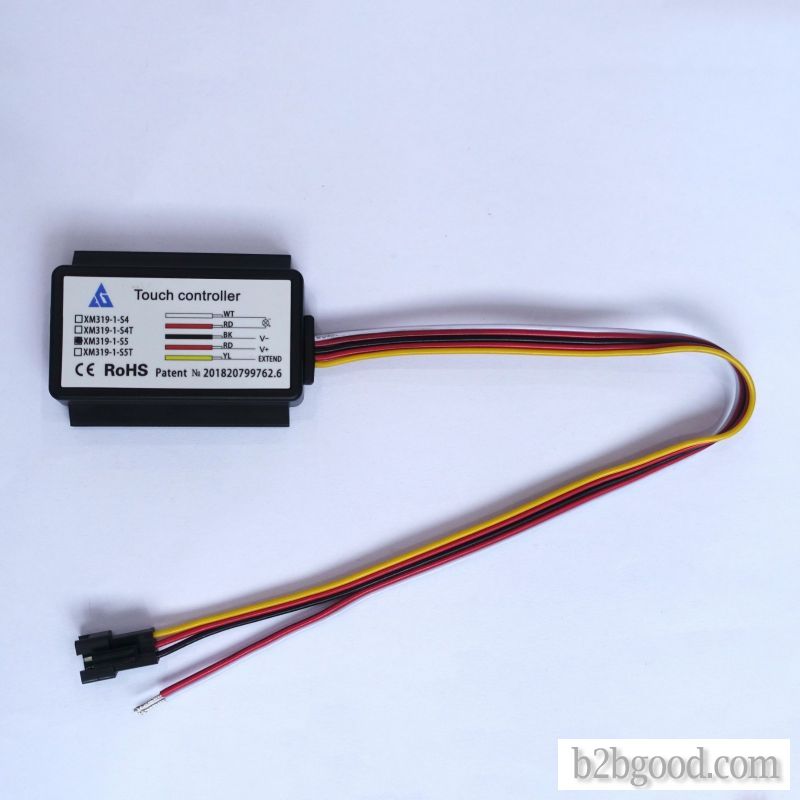 Single touch switch, bathroom mirror, cosmetic mirror induction touch switch