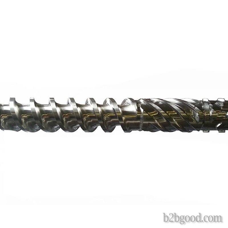 Single - screw vacuum - exhaust - type single - screw barrel for plastic processing