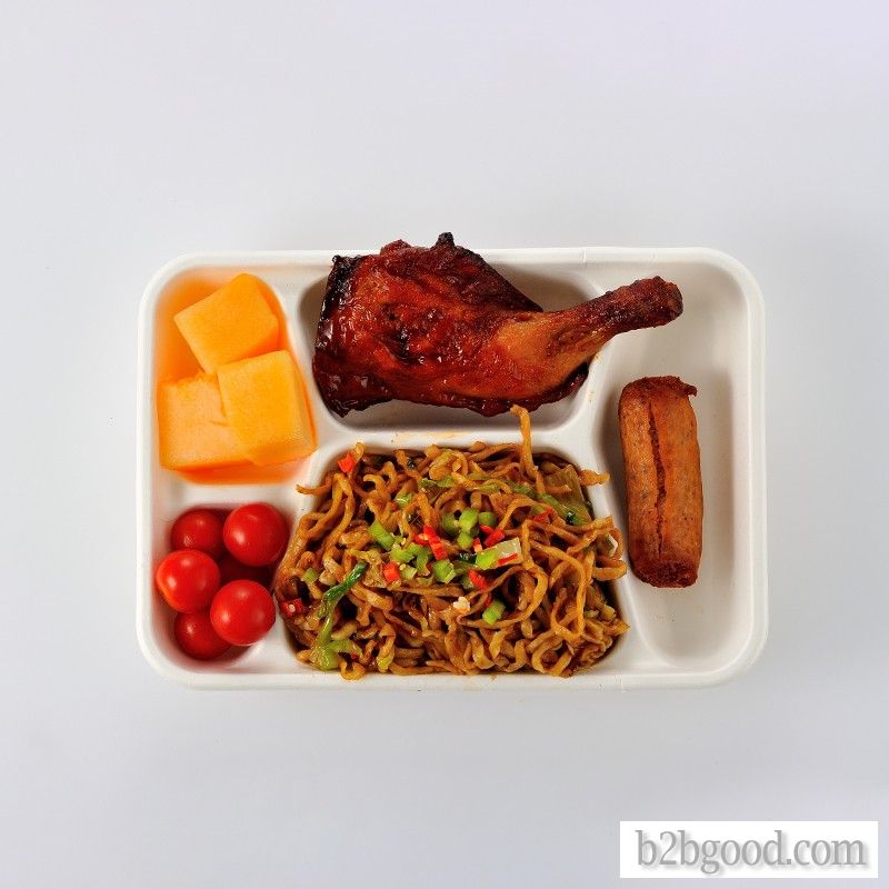 JM Camey's five-bar fast food bottom box contains 50 disposable tableware, which is environment