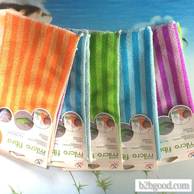Dark and light color strip rag