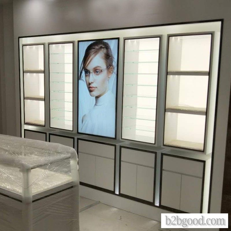 LiMing showroom products display cosmetics showroom