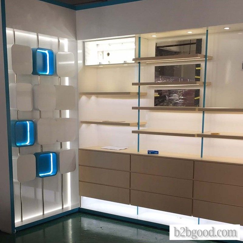 LiMing showroom products display cosmetics showroom