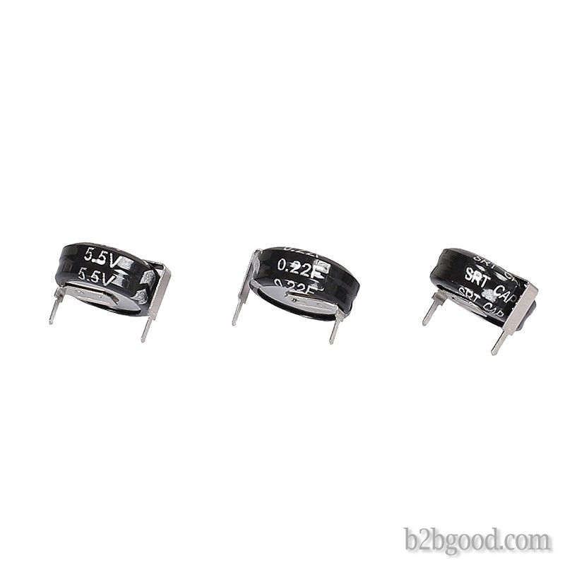 SiRuite Supercapacitor 5.5V 0.22F V type /5.5V 0.22F H type low internal resistance, low leakage cur