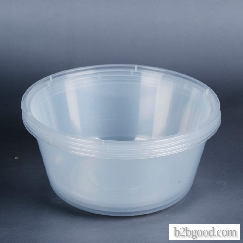 Ningbo xiaoxiang tableware transparent disposable circular fast-food box