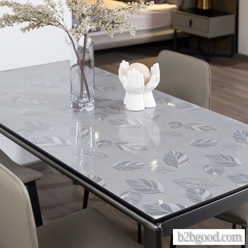 Guanglai star you GLXY pattern tasteless soft glass simple table mat tea table cloth washing waterpr