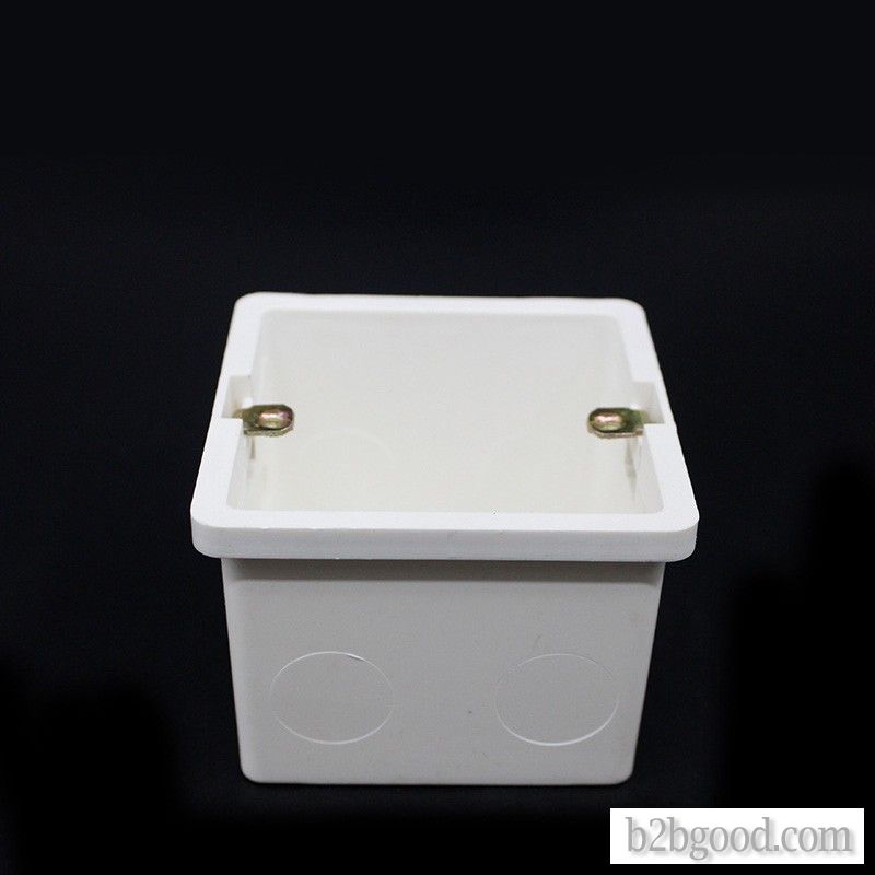 Jiangshan PVC junction box 86HS110 hidden box electrical pipe fittings