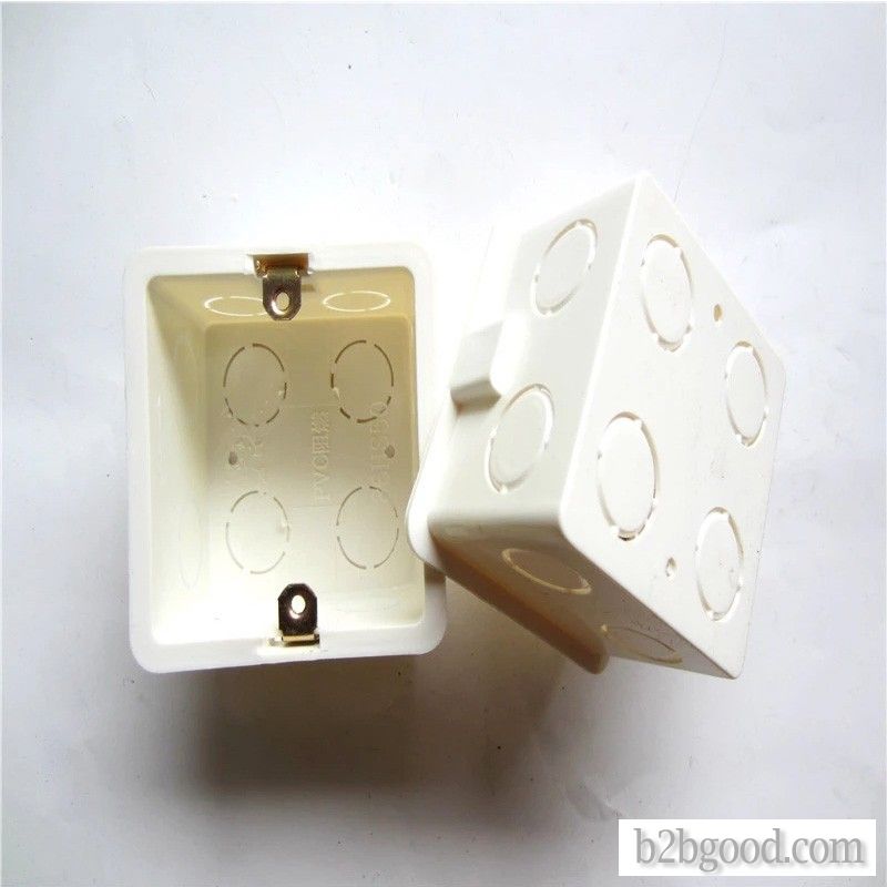 Jiangshan PVC junction box 86HS80 hidden box electrical pipe fittings manufacturers direct sales