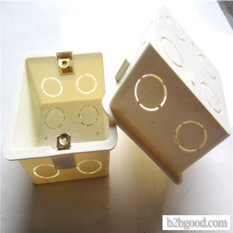 Jiangshan PVC junction box 86HS50 hidden box electrical pipe fittings manufacturers direct sales