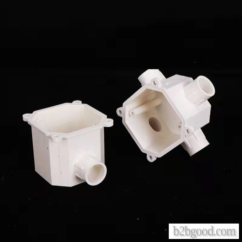 Jiangshan pre-buried 7cm tripronged high octagonal commander box PVC electrical accessories pipe 200