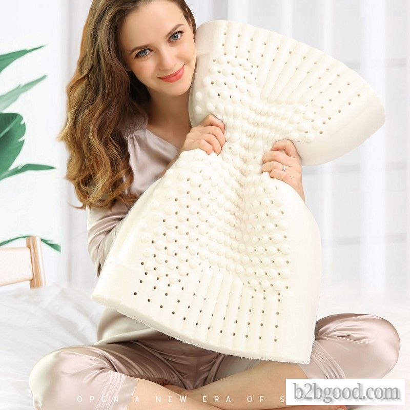 Royal Delight natural latex luxury pillow Particles massage low pillow single pillow for cervical sp