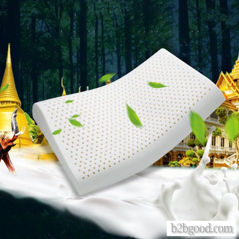 Royal Delight natural latex curve pillow with low pillow for single pillow protection cervical spine